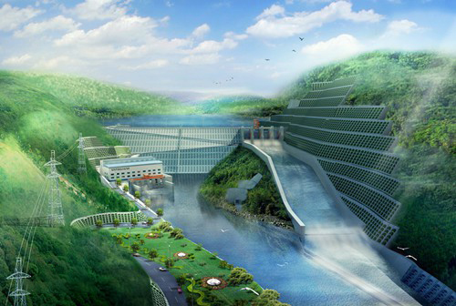 百色老挝南塔河1号水电站项目